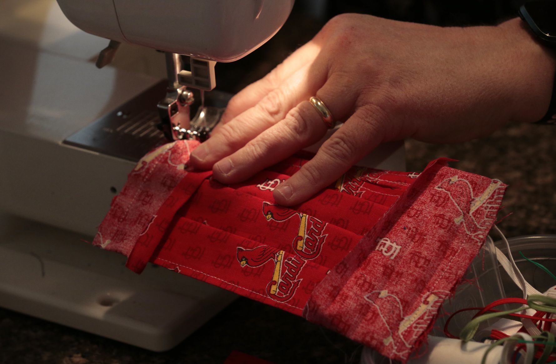 One woman's quest to sew masks